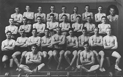 Harry Baldock - Wrestling Group Shot